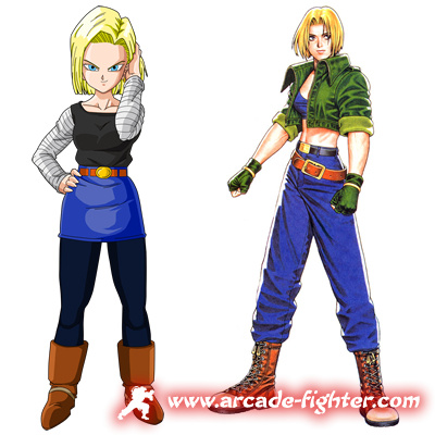 A-18 Dragon Ball Z - Blue Mary Fatal Fury