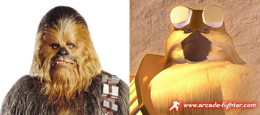 Chewbacca - La Guerra de las Galaxias - Gamof Star Gladiator