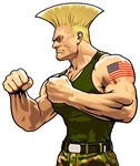 Guile Capcom Fighting Jam