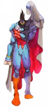 Ilustración Demitri - Vampiro Darkstalkers: The Night Warriors