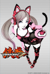 Ilustración Lucky Chloe Tekken 7 por Tomio Fujisawa