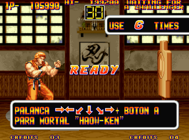 Minijuego Haoh Shokoh Ken Art of Fighting