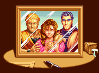 Foto Ryo, Yuri y Robert Art of Fighting