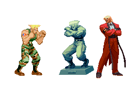 Guile Vs. Rugal Bernstein CAPCOM VS. SNK PRO