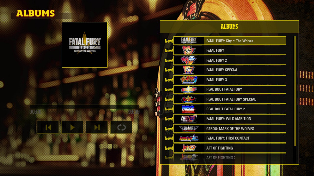 Jukebox  Fatal Fury: COTW