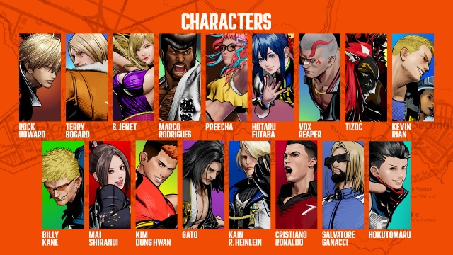 Personajes Fatal Fury: COTW