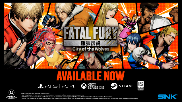 Lanzamiento Fatal Fury: City of the Wolves