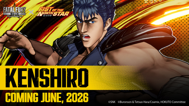 Anuncio Kenshiro Fatal Fury: City of the Wolves