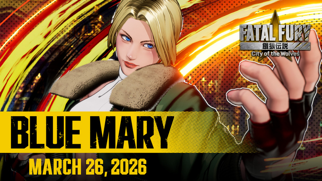 Anuncio Blue Mary Fatal Fury: City of the Wolves