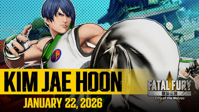 Anuncio Kim Jae Hoon Fatal Fury: City of the Wolves