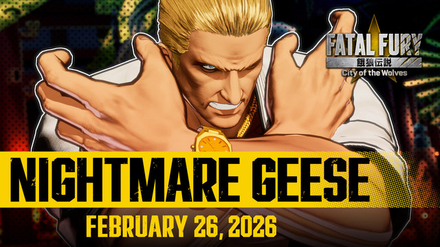 Anuncio Nightmare Geese Fatal Fury: City of the Wolves