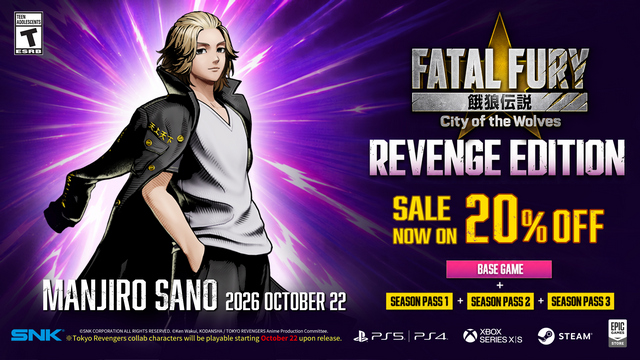 Colaboración Fatal Fury: City of the Wolves X Tokyo Revengers