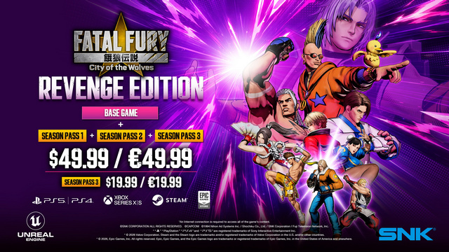 Anuncio Fatal Fury: COTW Revenge Edition