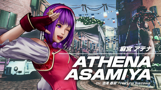 Retrato Athena Asamiya The King of Fighters XV