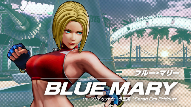 Retrato Blue Mary The King of Fighters XV