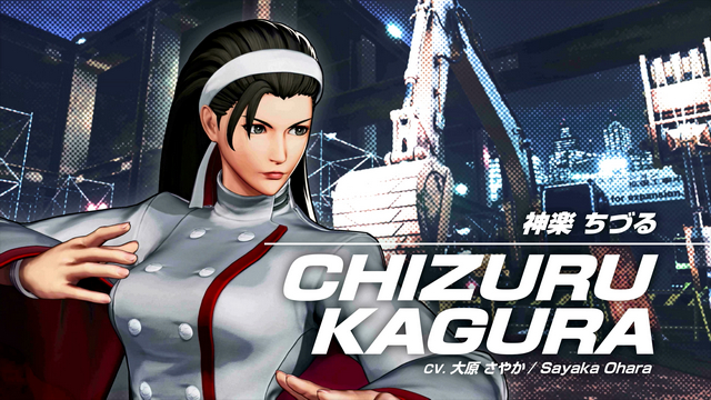 Retrato Chizuru Kagura The King of Fighters XV