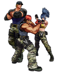 Artwork Team Ikari Warriors The King of Fighters XV