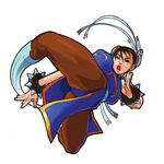 Arte Chun-Li Marvel Super Heroes Vs. Street Fighter