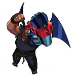 Arte Cyber Akuma Marvel Super Heroes Vs. Street Fighter