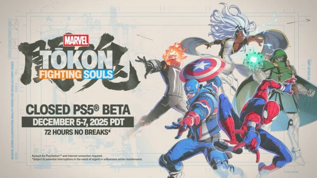 Marvel Tokon: Fighting Souls Closed Beta Test PS5 Diciembre 2025