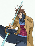 Arte Gambit Marvel Vs. CAPCOM: Clash of Super Heroes