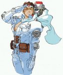 Arte Jin Saotome Marvel Vs. CAPCOM: Clash of Super Heroes