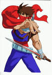 Arte Strider Hiryu Marvel Vs. CAPCOM: Clash of Super Heroes