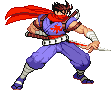 Sprite Strider Hiryu Marvel VS. CAPCOM
