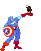 Sprite Capitán América Marvel VS. CAPCOM