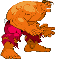 Sprite Orange Hulk Marvel VS. CAPCOM