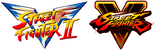 Logos Street Fighter II: Victory y Street Fighter V