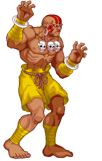 Sprite Dhalsim Super Street Fighter II Turbo HD Remix