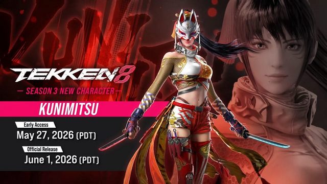 Anuncio Kunimitsu Season Pass 3 Tekken 8