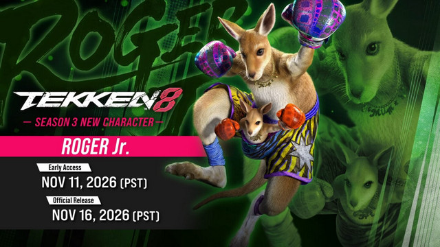 Anuncio Roger Jr. Tekken 8