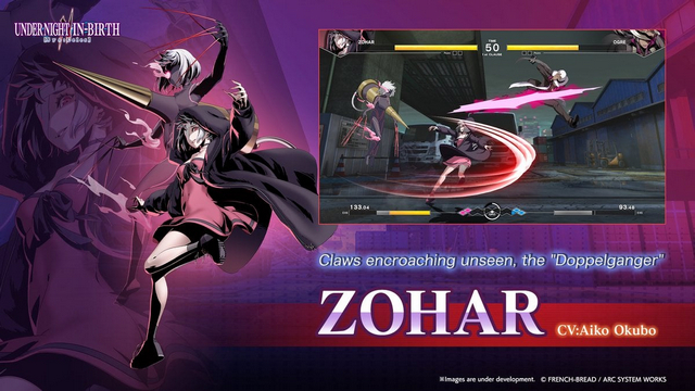 Anuncio Zohar Under Night In-Birth II Sys:Celes