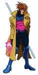 Arte Gambit X-Men Vs. Street Fighter