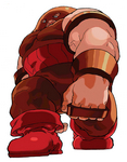 Arte Juggernaut X-Men Vs. Street Fighter