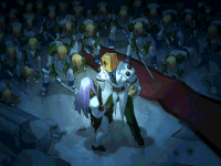 Ilustración fin modo historia Faust Guilty Gear XX #Reload
