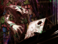 Ilustración fin modo Arcade Faust Guilty Gear XX Slash