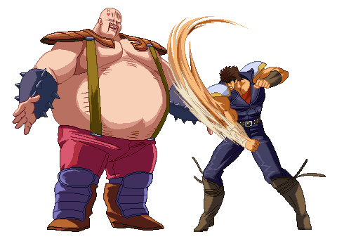 Sprite Mr. Heart Vs. Kenshiro Hokuto No Ken