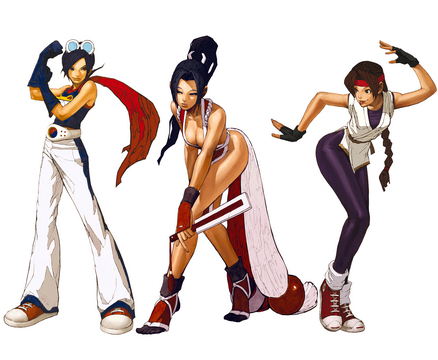 Women Fighters Team The King of Fighters 2002