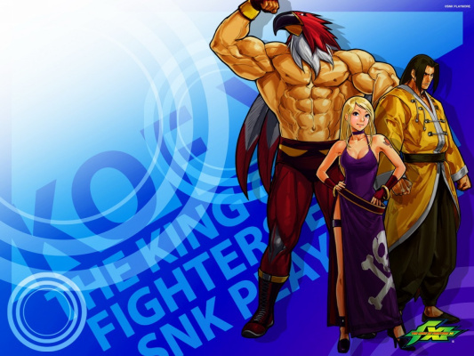 Mark of the Wolves Team de KOF XI: Griffon / Tizoc, Gato Futaba, Bonne Jenet