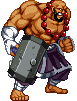 Sprite Unzen con arma Ninja Master's