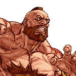 Retrato Zangief CAPCOM VS. SNK PRO