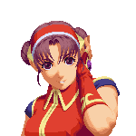 Retrato Athena Asamiya The King of Fighters 2000