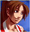 Retrato Mai Shiranui The King of Fighters 2003