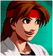 Retrato Yuri Sakazaki The King of Fighters 2003