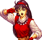 Retrato victoria Athena Asamiya KOF 94