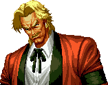 Retrato victoria Rugal Bernstein KOF 94
