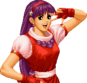 Retrato victoria Athena Asamiya KOF '96
